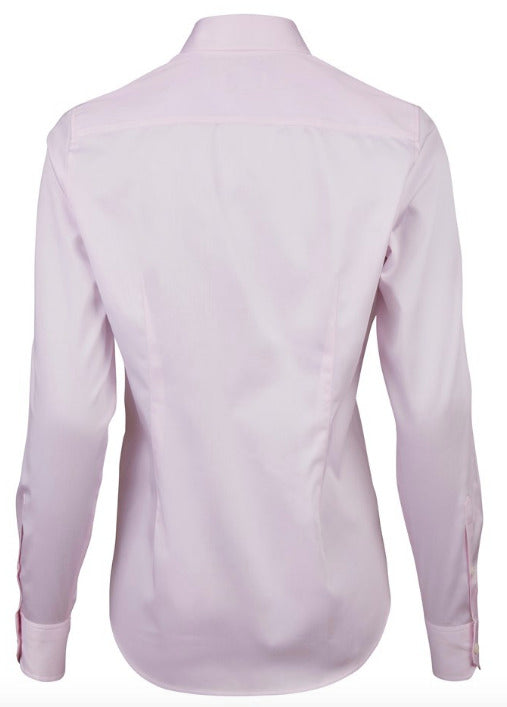 Siri-skjorta, klassisk passform, rosa