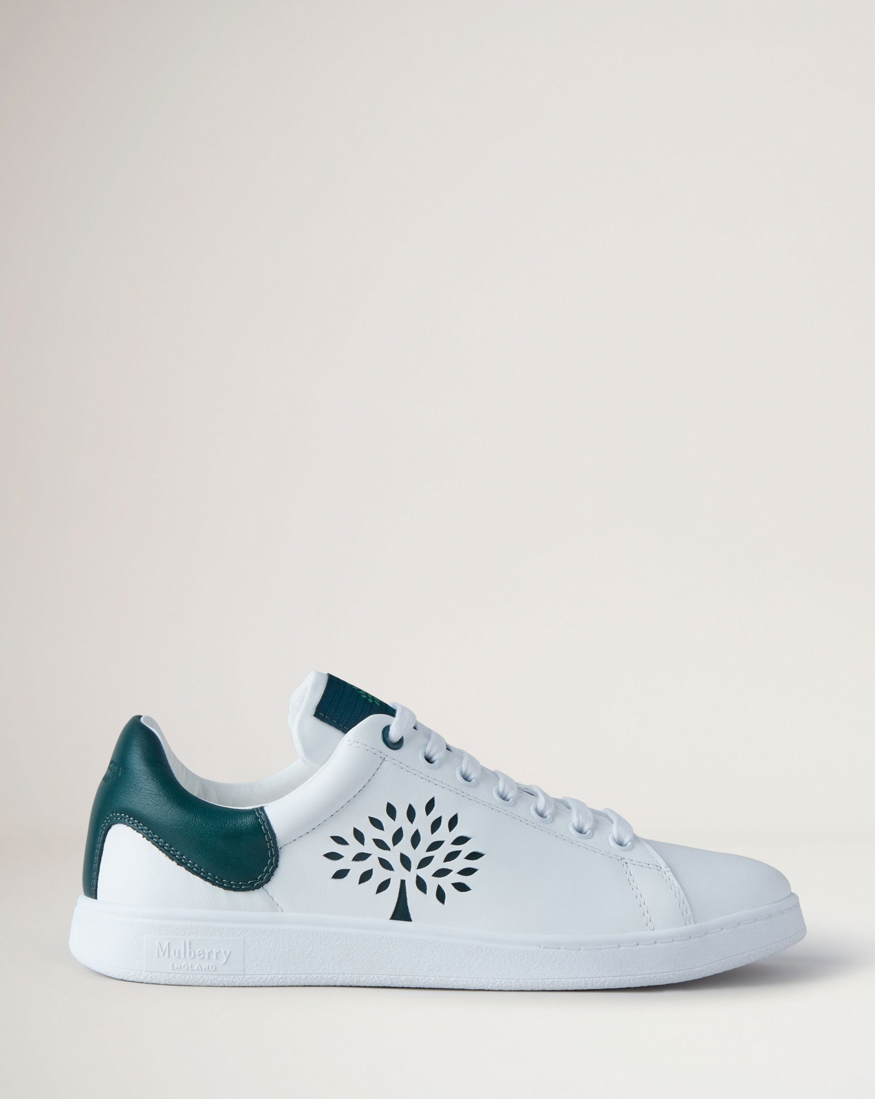 Trädtennis sneaker, vit/grön