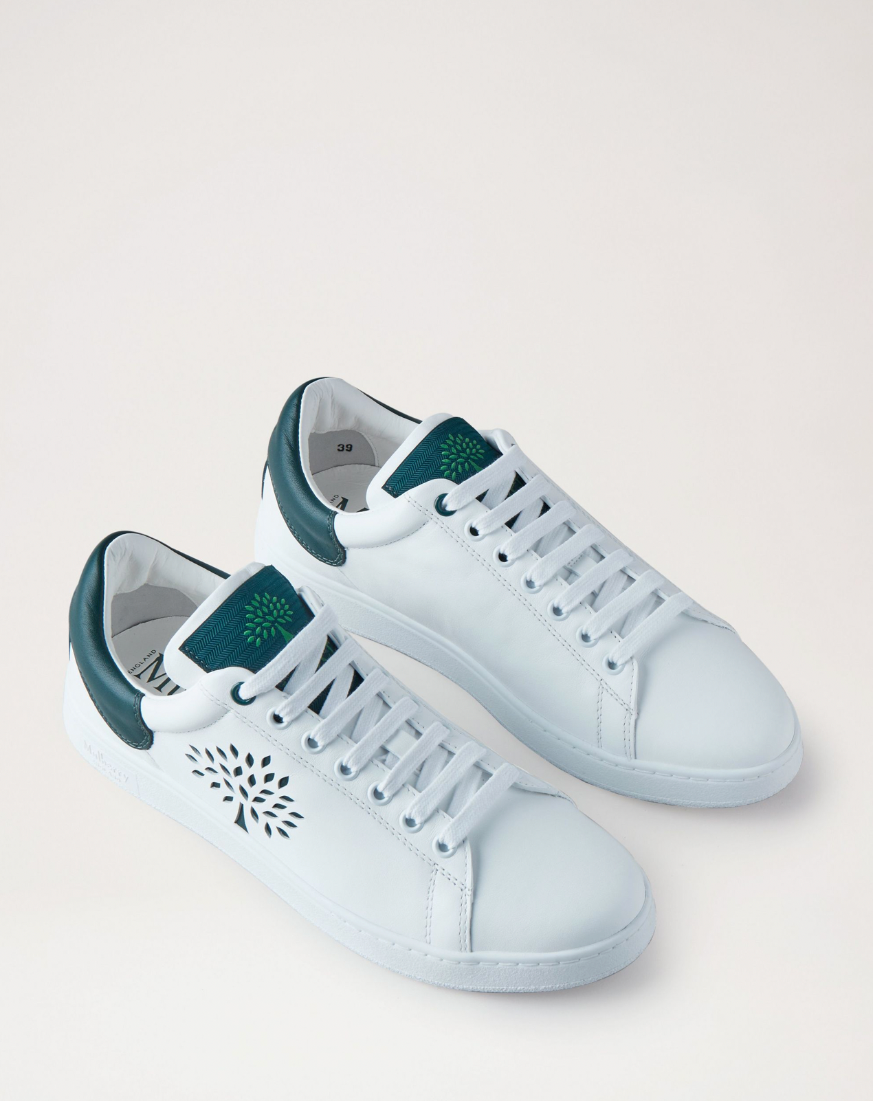 Trädtennis sneaker, vit/grön