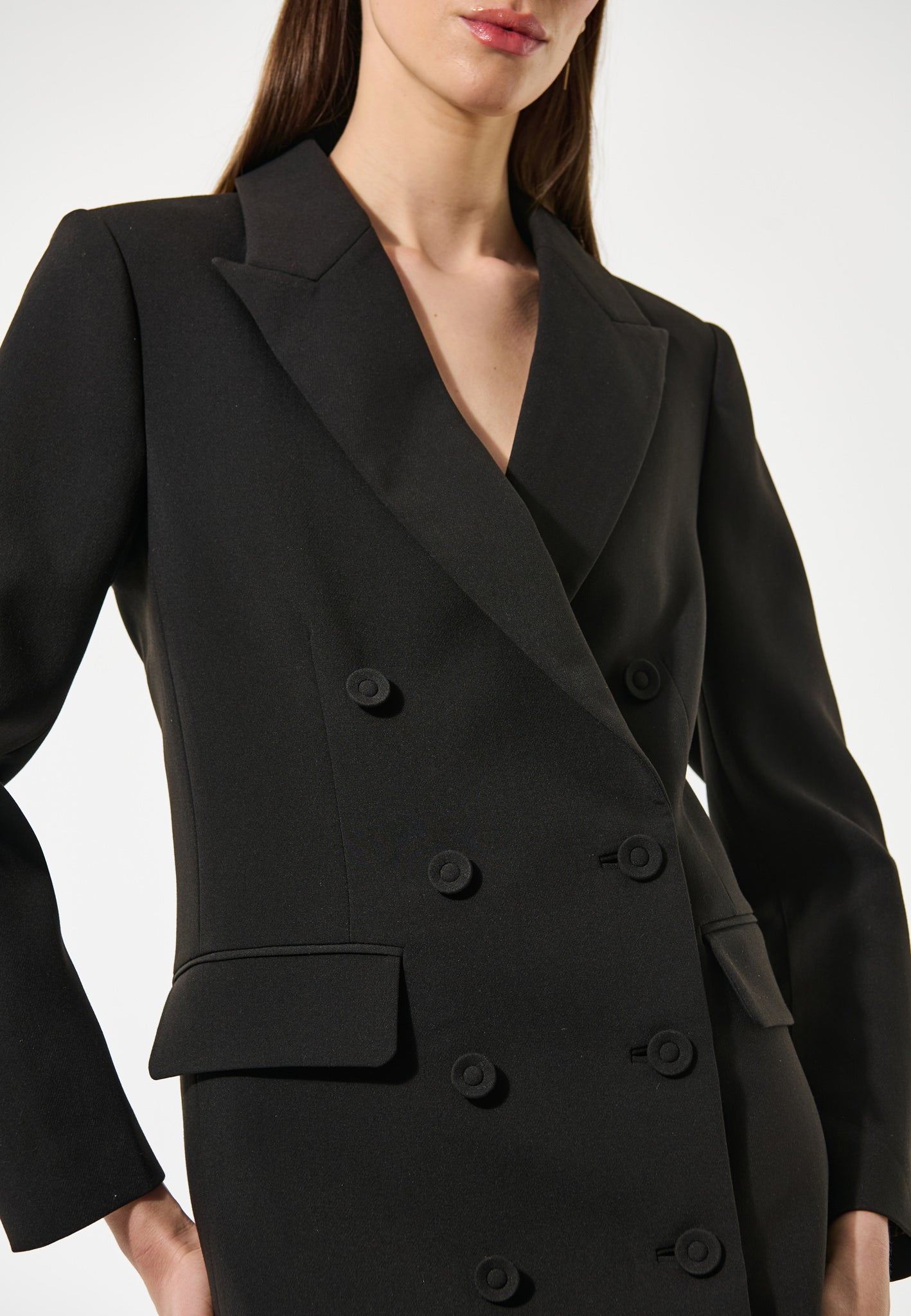 DevaDea Knit Turtleneck, Animal Black