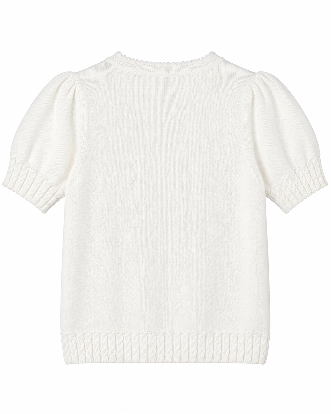 Noa Knit Top, White