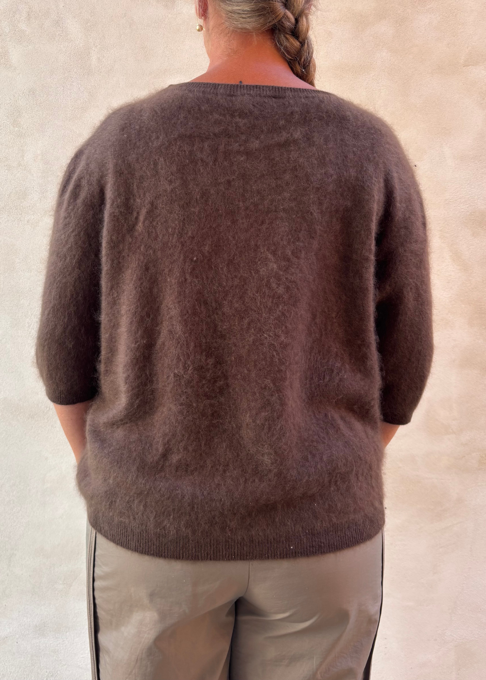 Elba Brushed Cashmere, Elm Bark