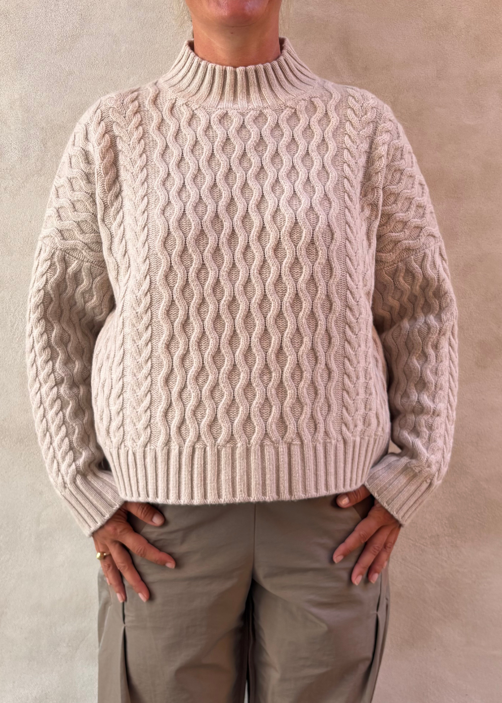 Yard, Knitted Sweater, Beige