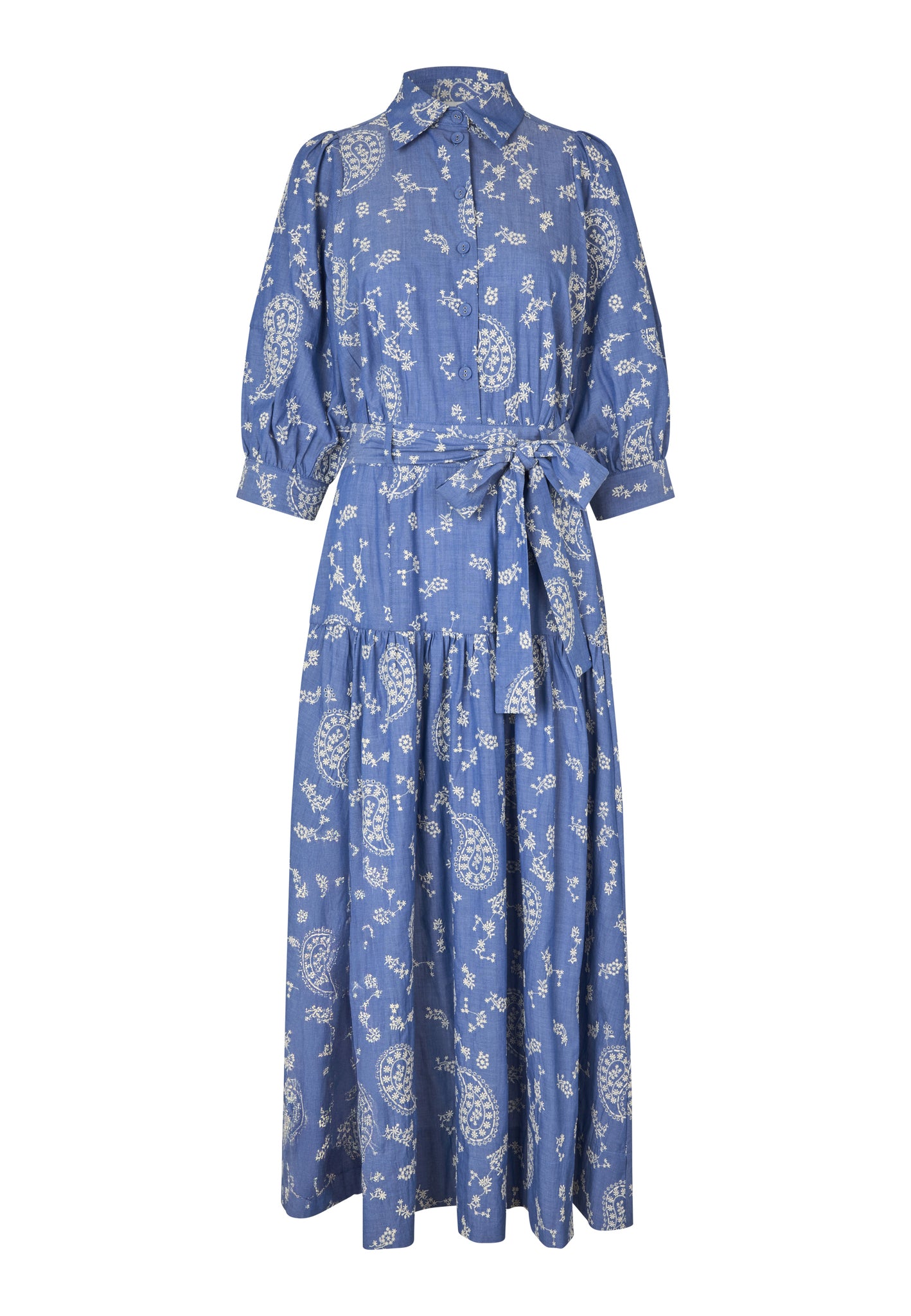 PalmaDea Klänning, Blommig Paisley