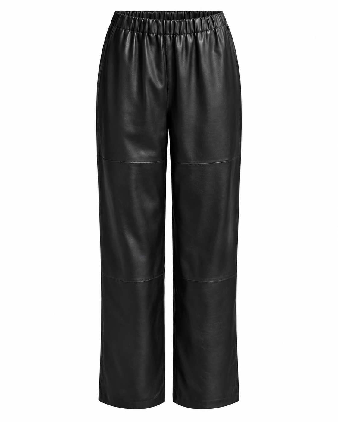 Maggi Leather Pants, Black