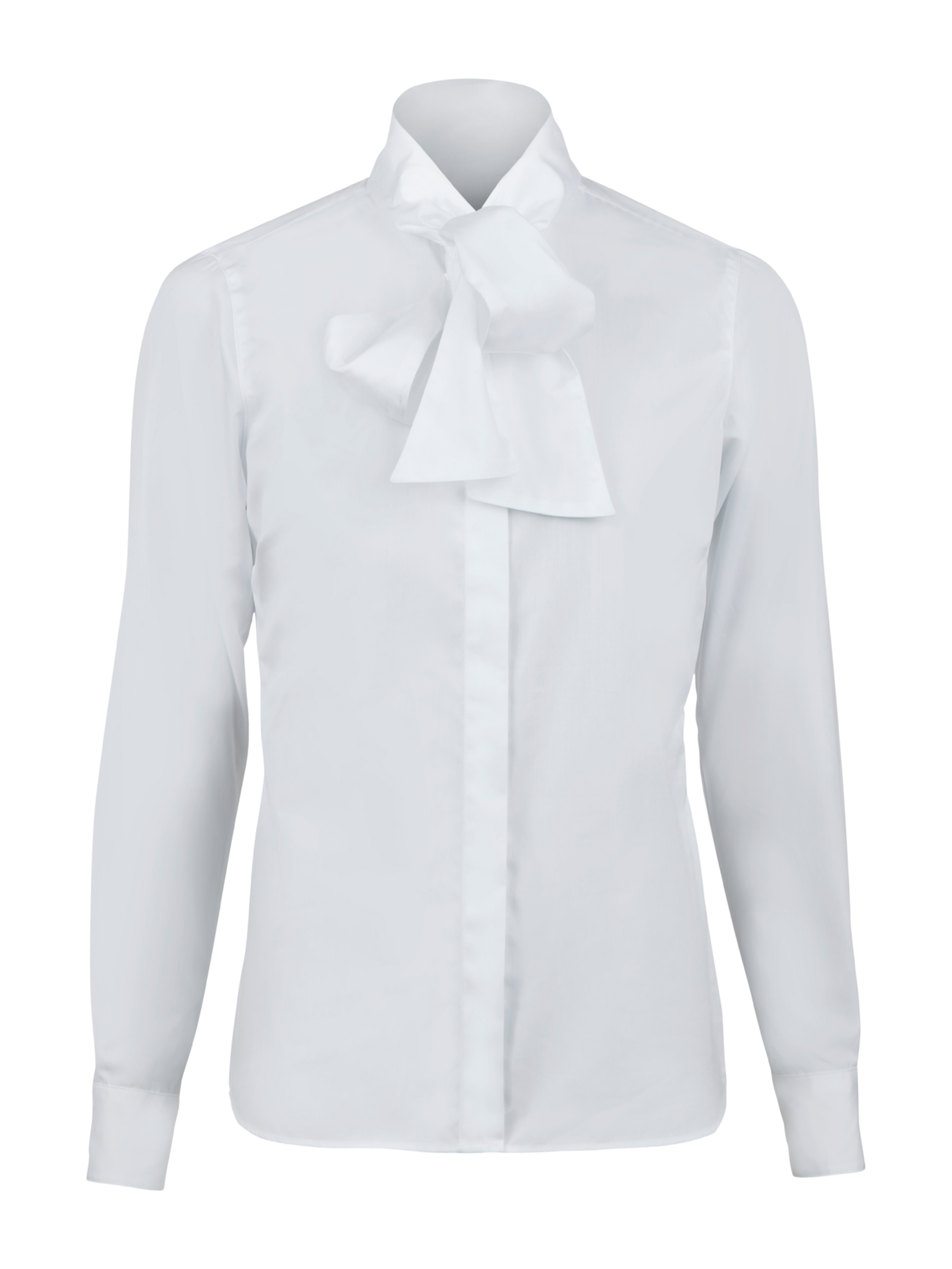 Sylvia White Bow Blouse, Cotton