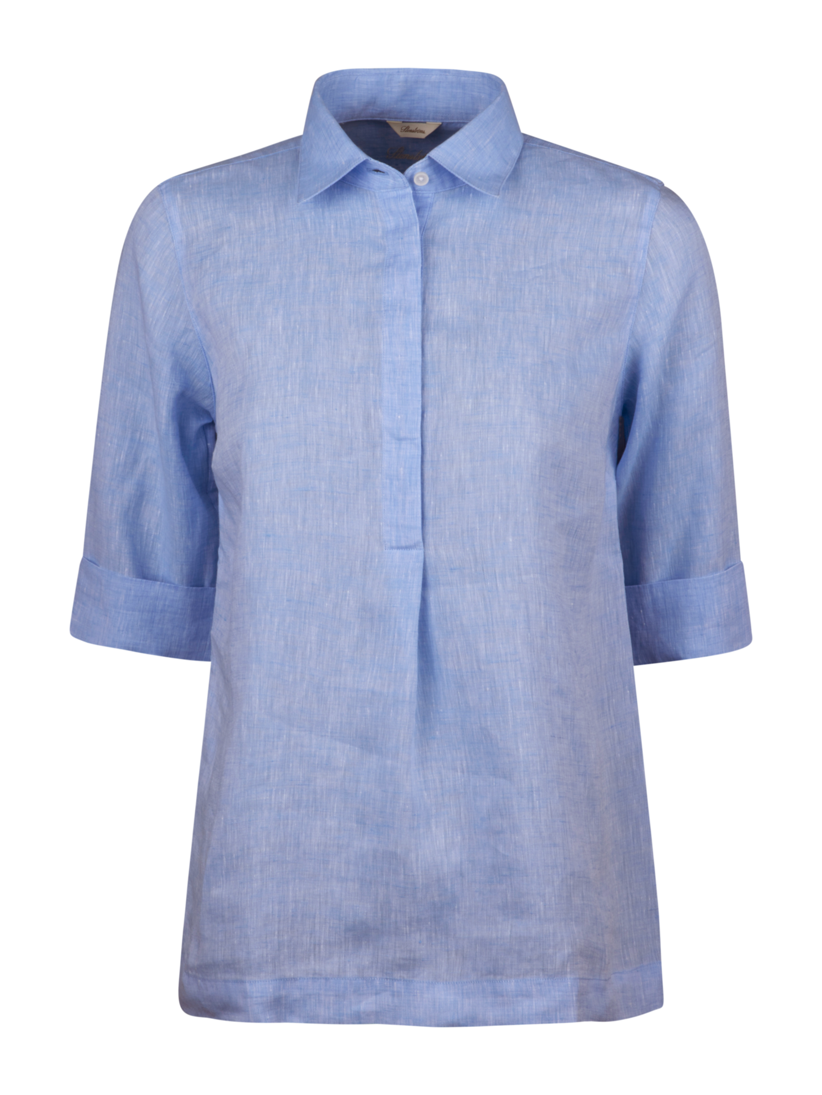 Stella Linen Pop-over Shirt, Light Blue 104