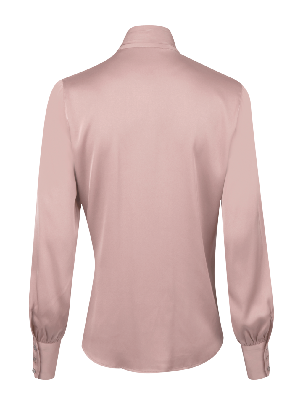 Selma Blouse With Bowtie Flyfront - Light Pink