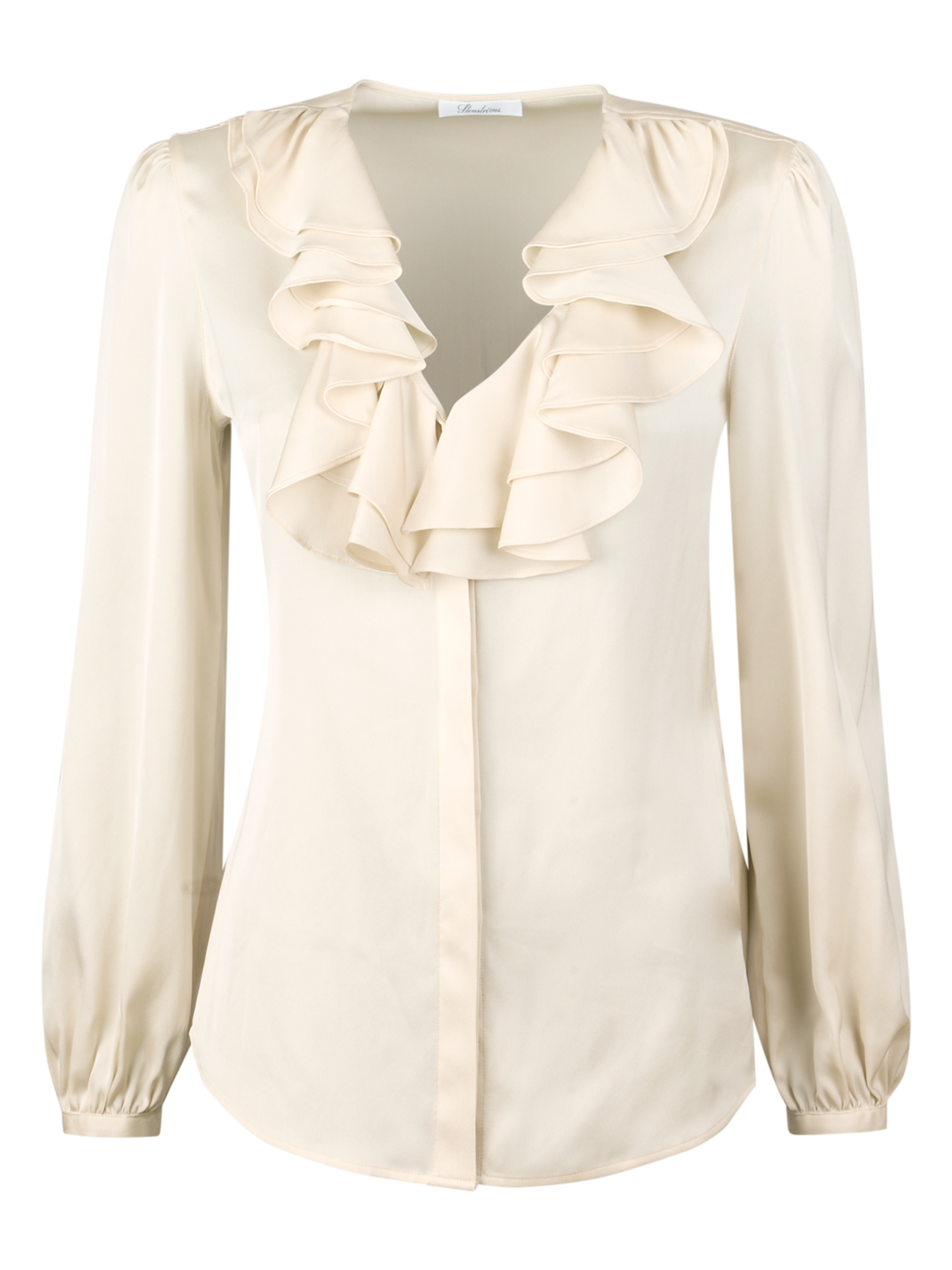Mona Silkebluse, Champagne