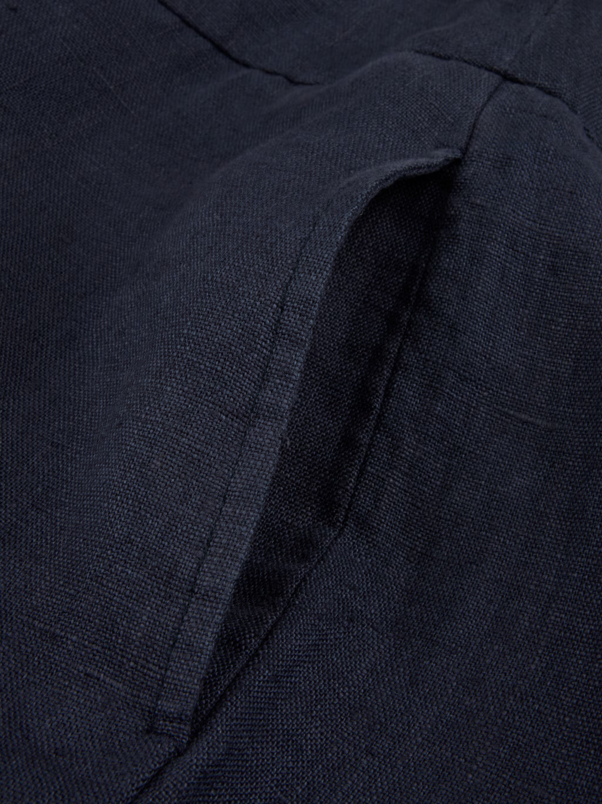 Jayda Linen Pants, Navy