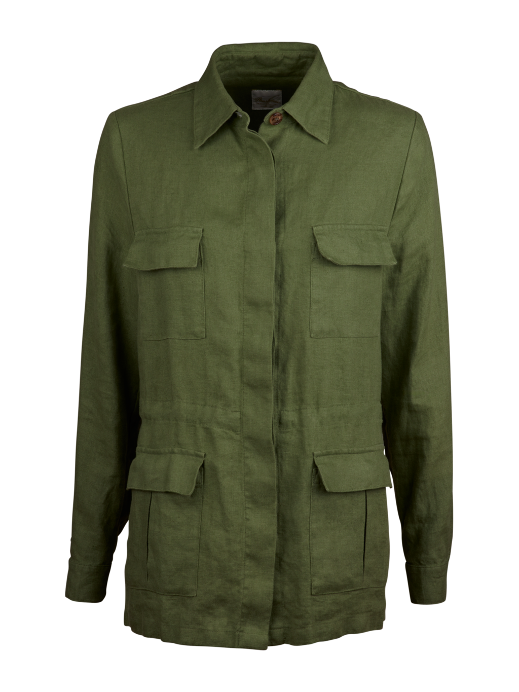 Hunter Cargo Jacket, Green Linen