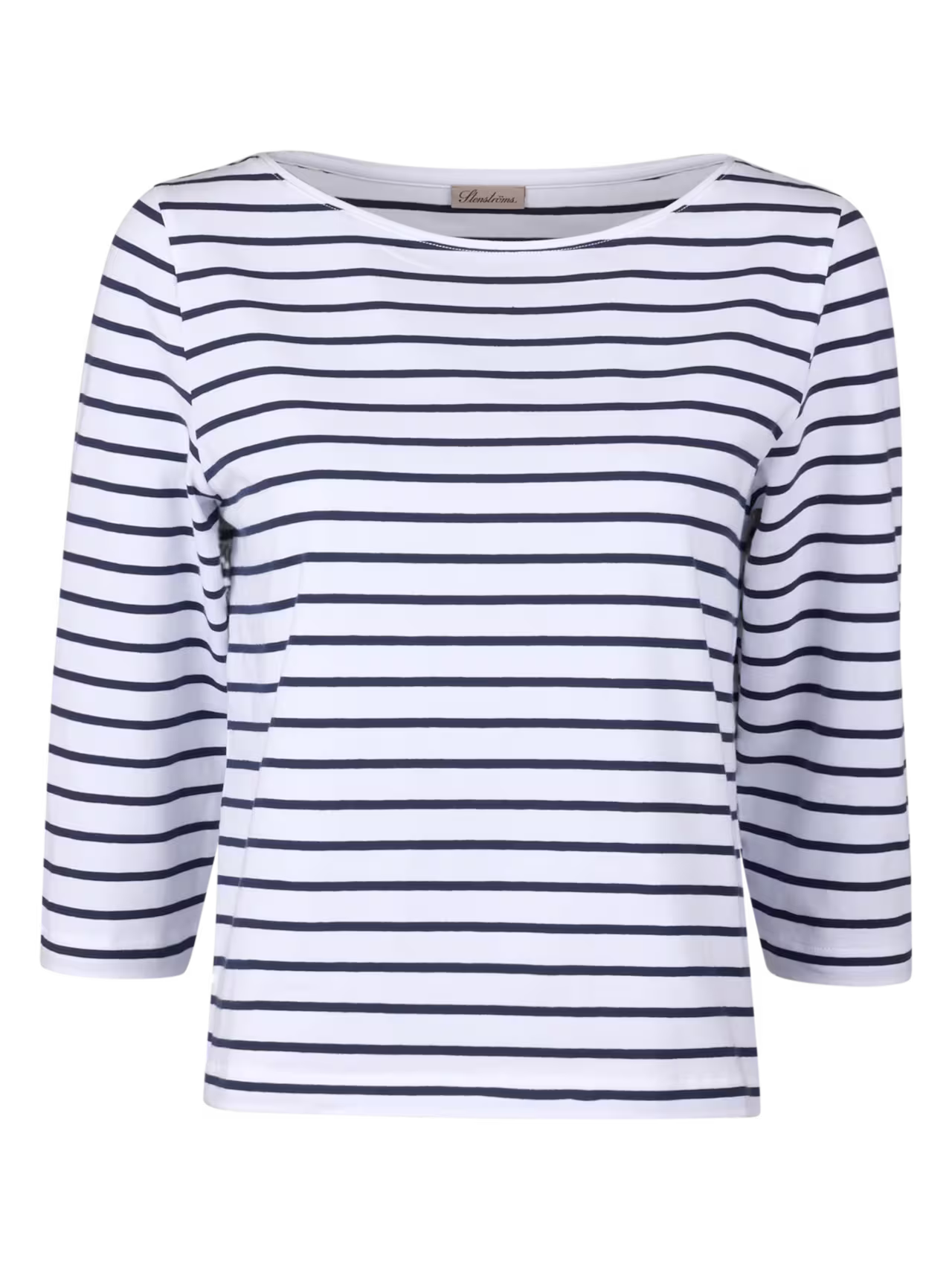 Lilja Jersey Top Striped, Marine / White