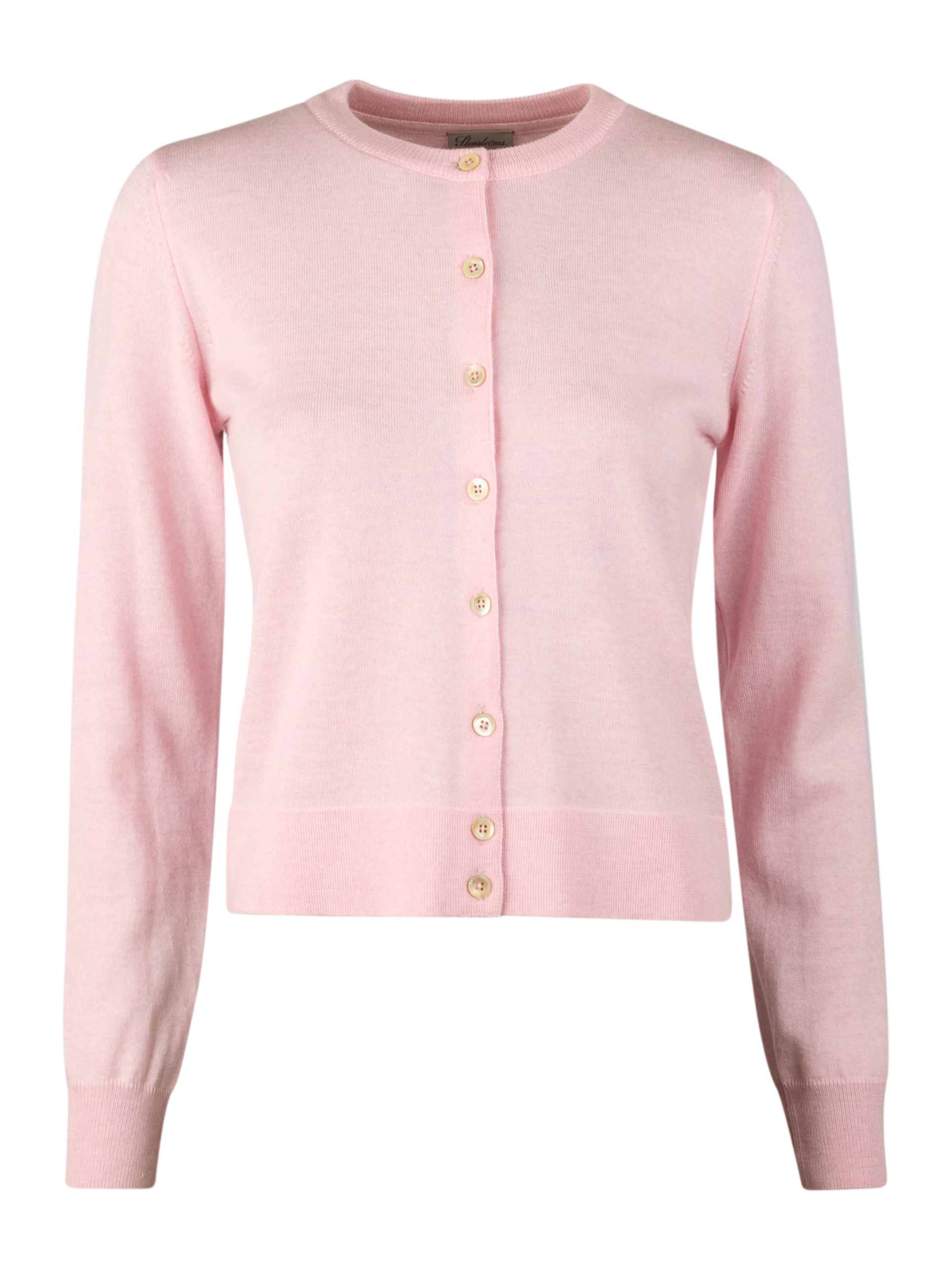 Sigrid Merino cardigan, Light Pink