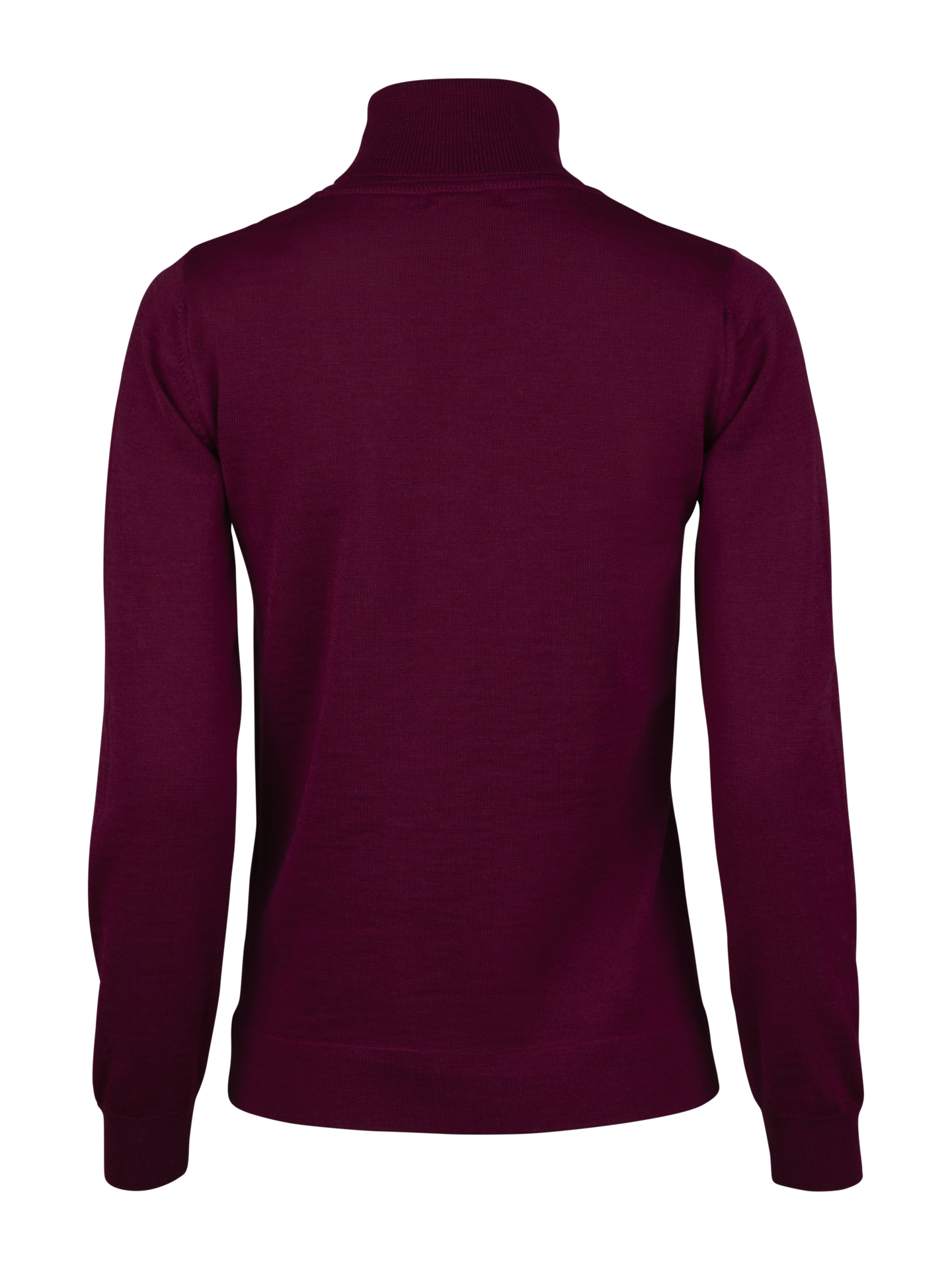 Silja Merino Wool Roll Halck, Burgundy