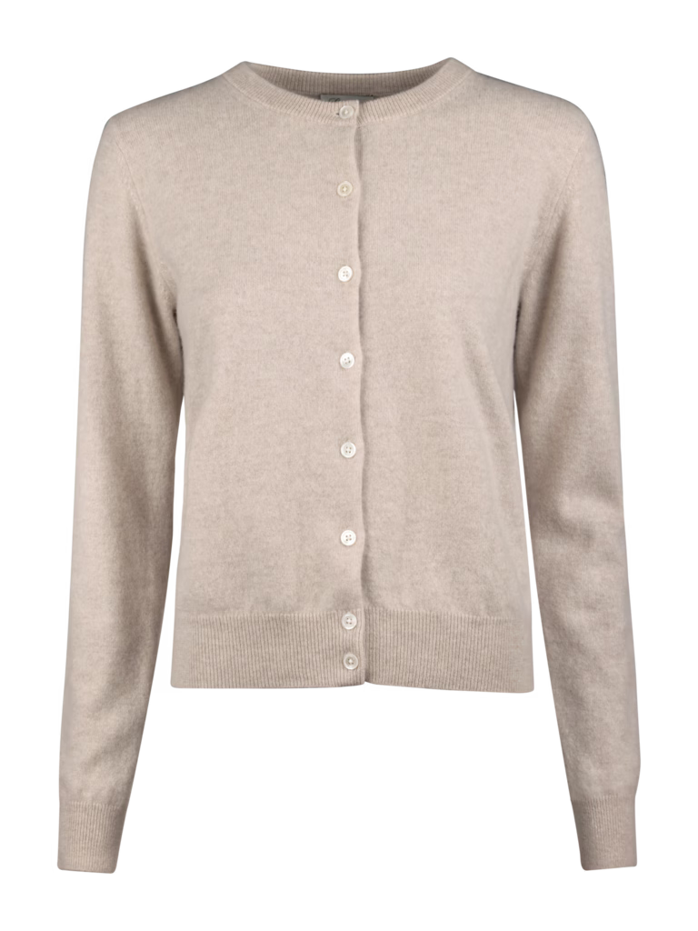 Judith Cashmere Cardigan, Beige