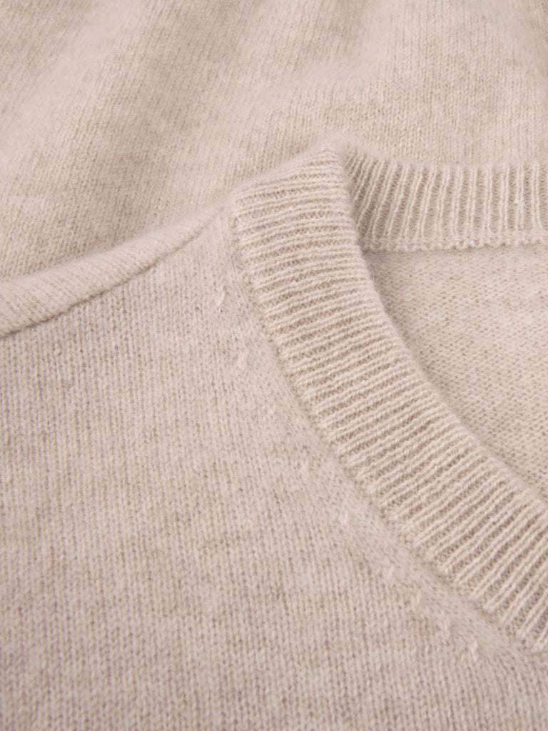 Judith Cashmere Cardigan, Beige