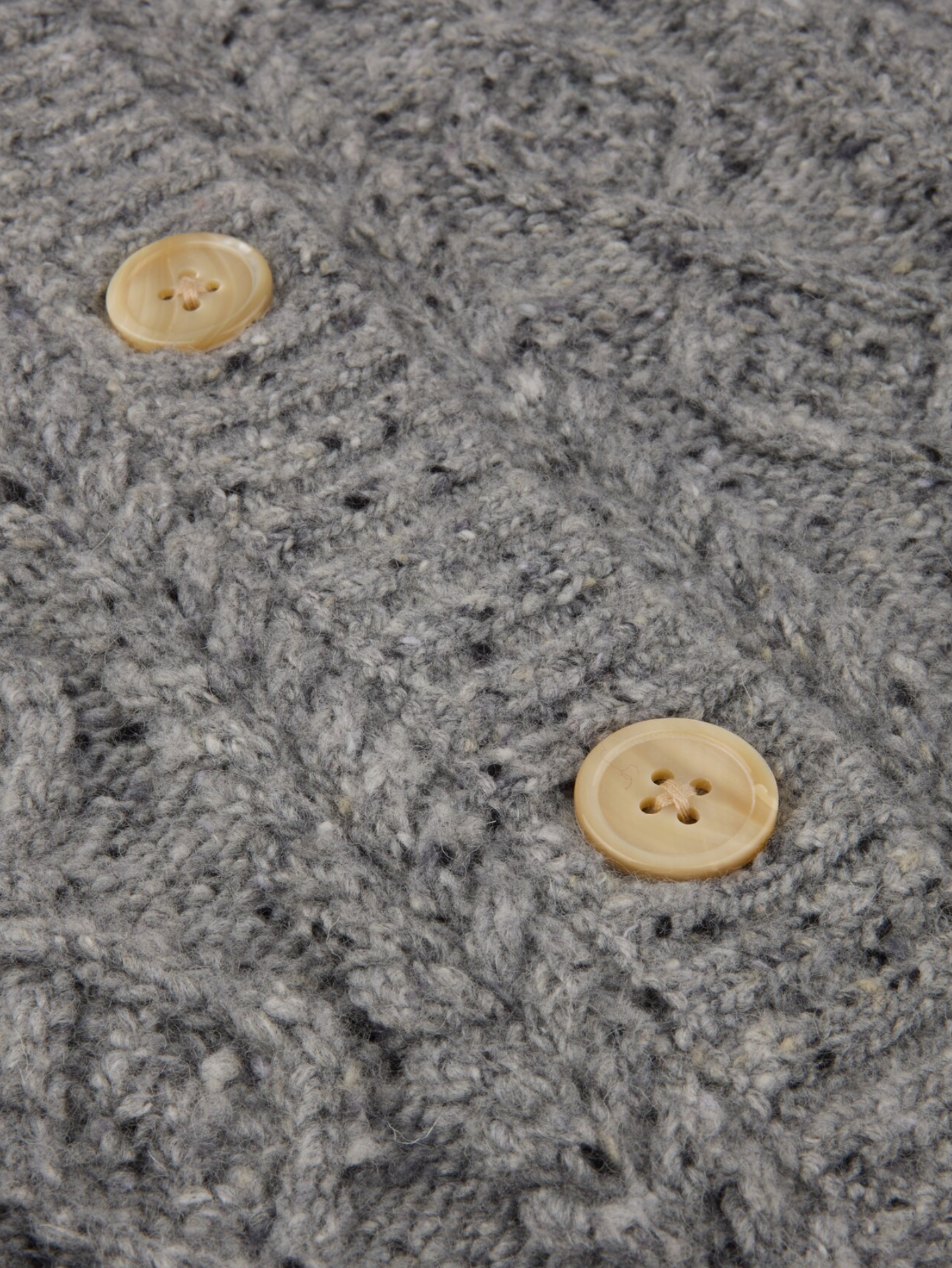 Karita Stickad Kofta, Ljusgrå