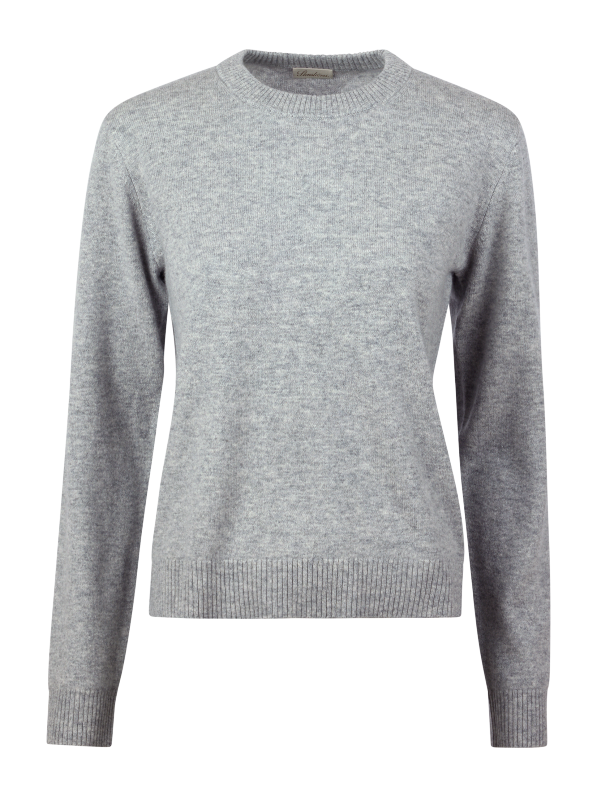 Lilian Strickpullover aus Kaschmir, Graumeliert