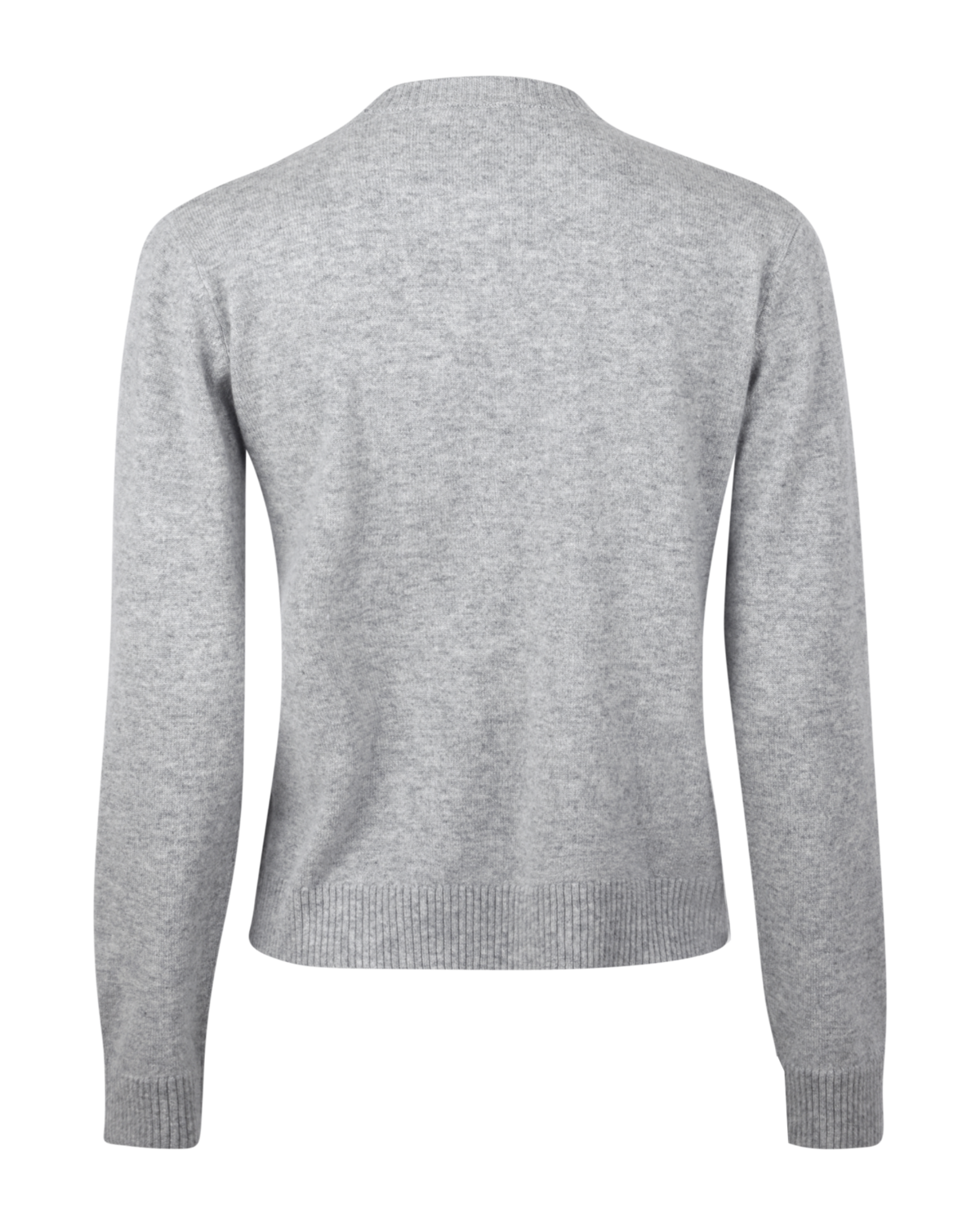 Lilian Knit Sweater In Cashmere, Grey Melange