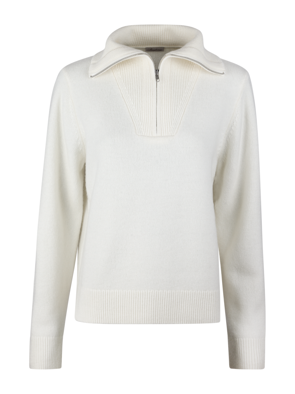 Myla Half Zip Sweater, Offwhite