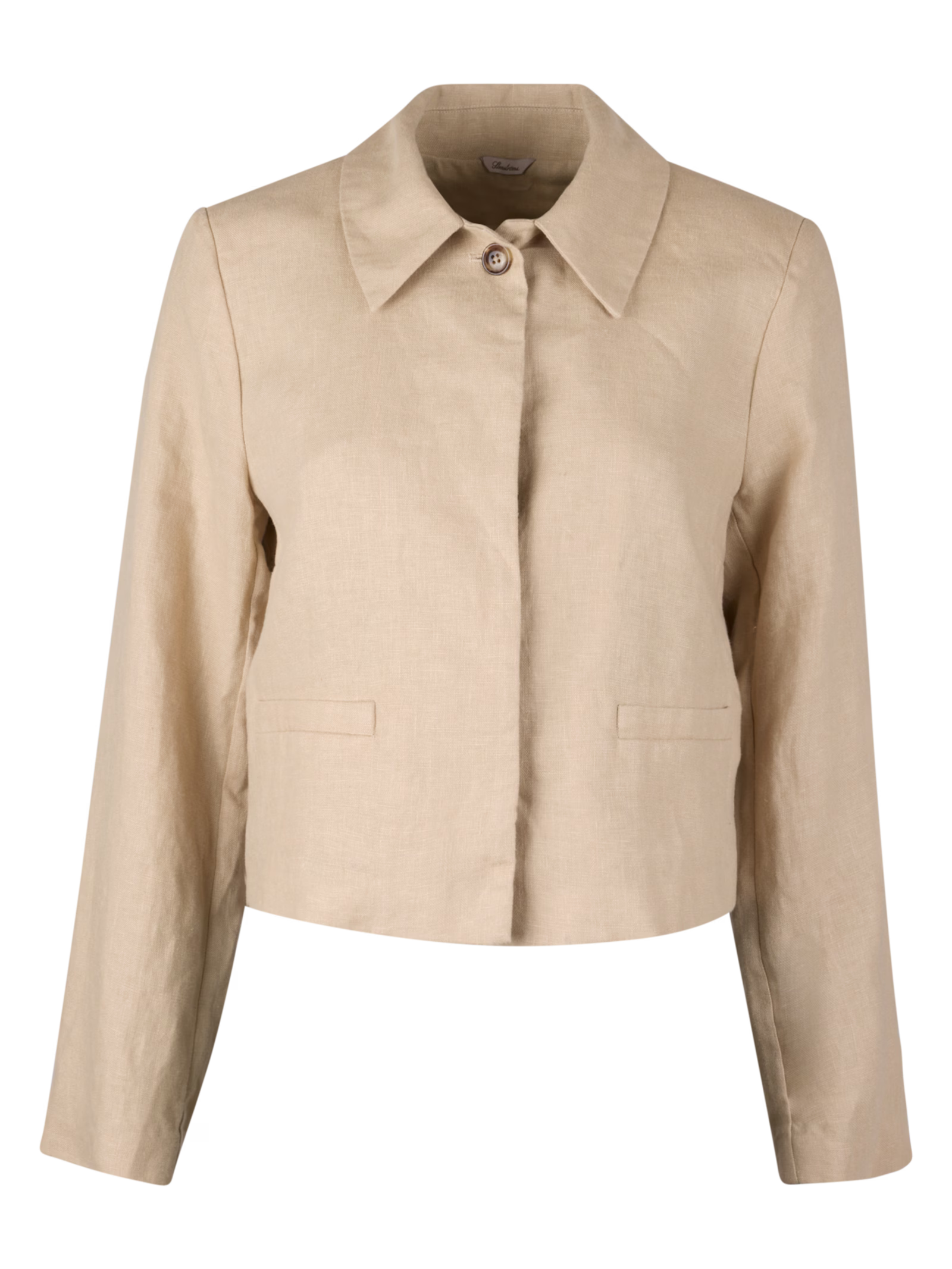 Leia Linen Jacket, Beige