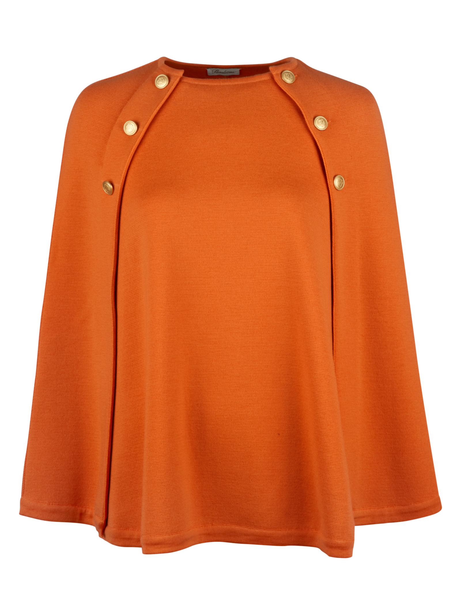 Mary Merino Ull Cape, Orange