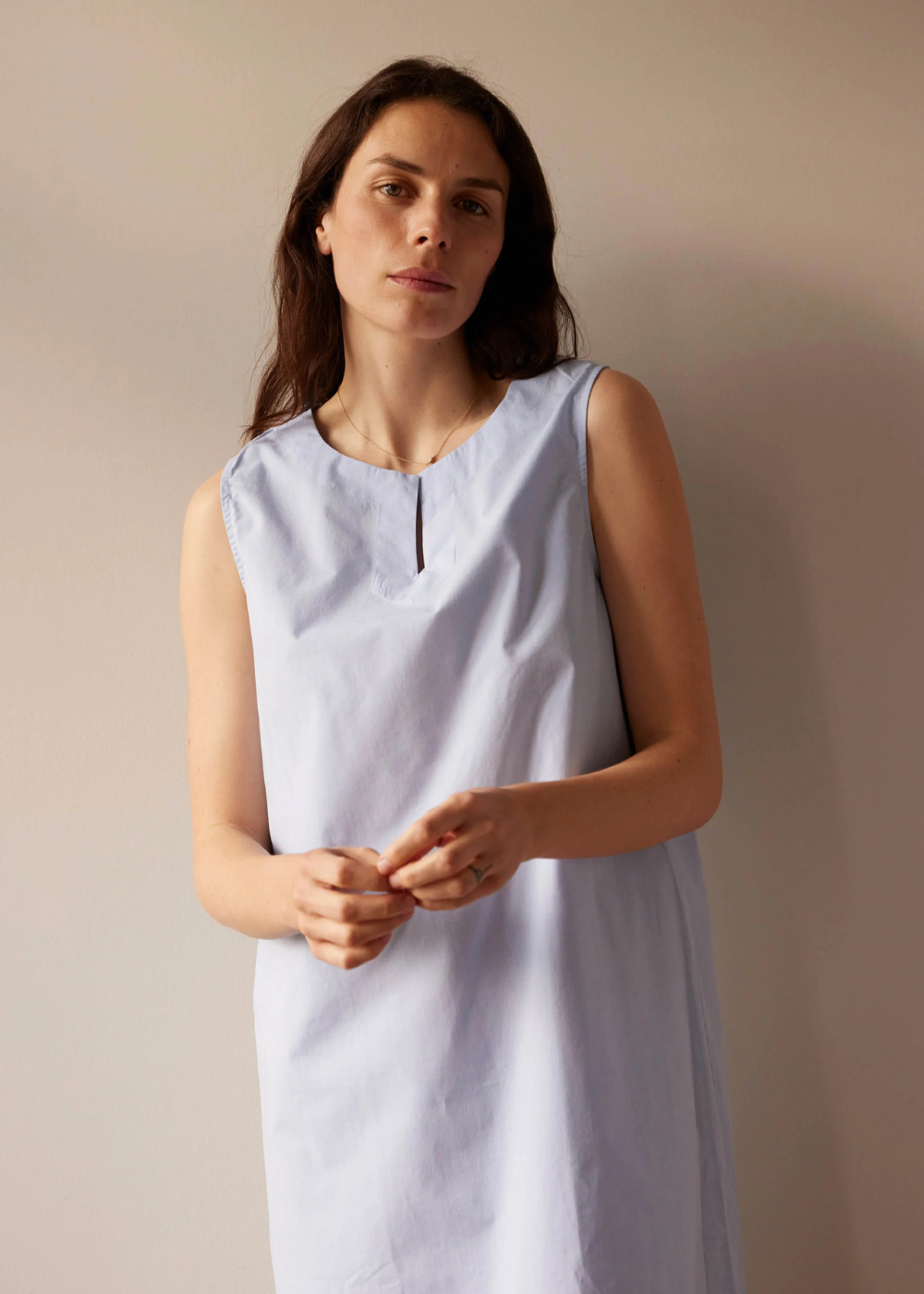 Gerda Nightgown, Vintage Blue