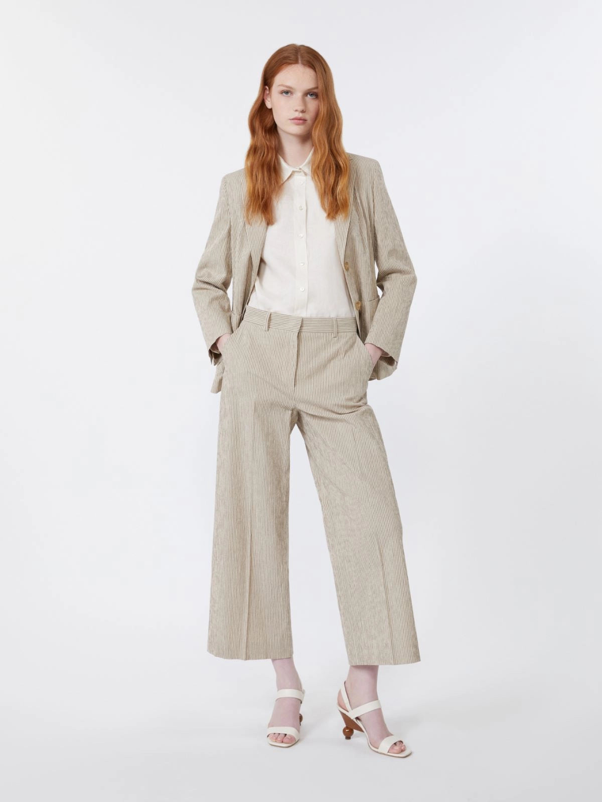 Marina Trousers, Sand/Beige