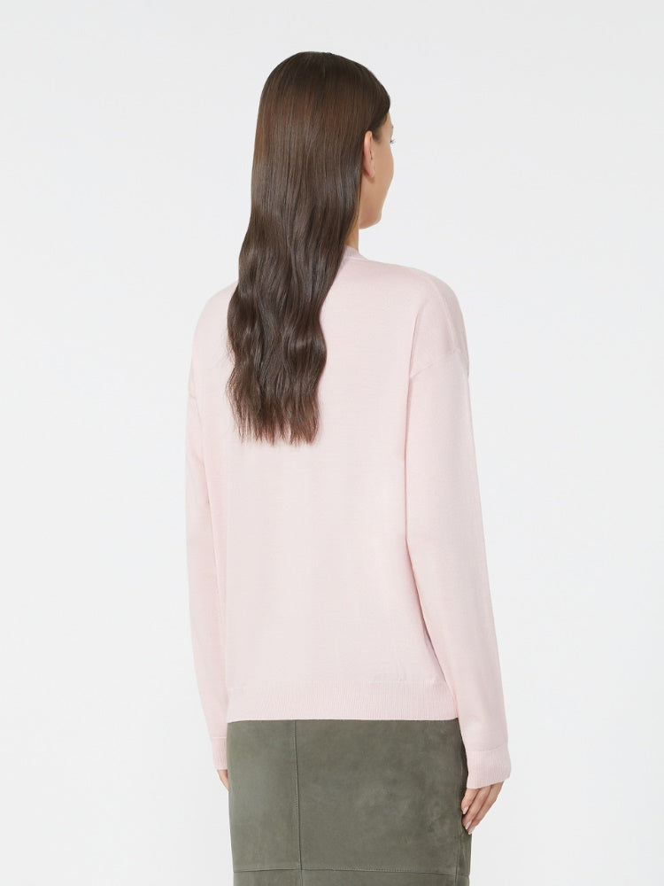 Fiocchi V-ringad tröja, Rosa