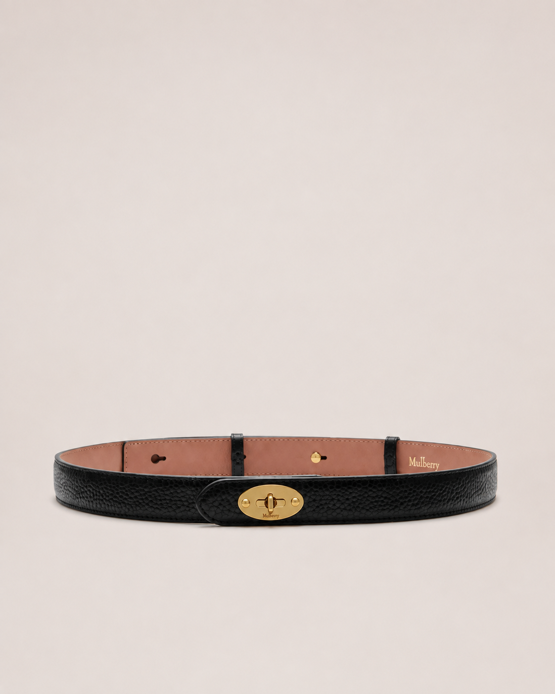 Darley Belt, Black Golden Tone