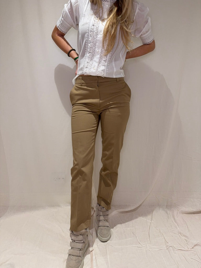 Dandy Pants, Beige - Vert Safari