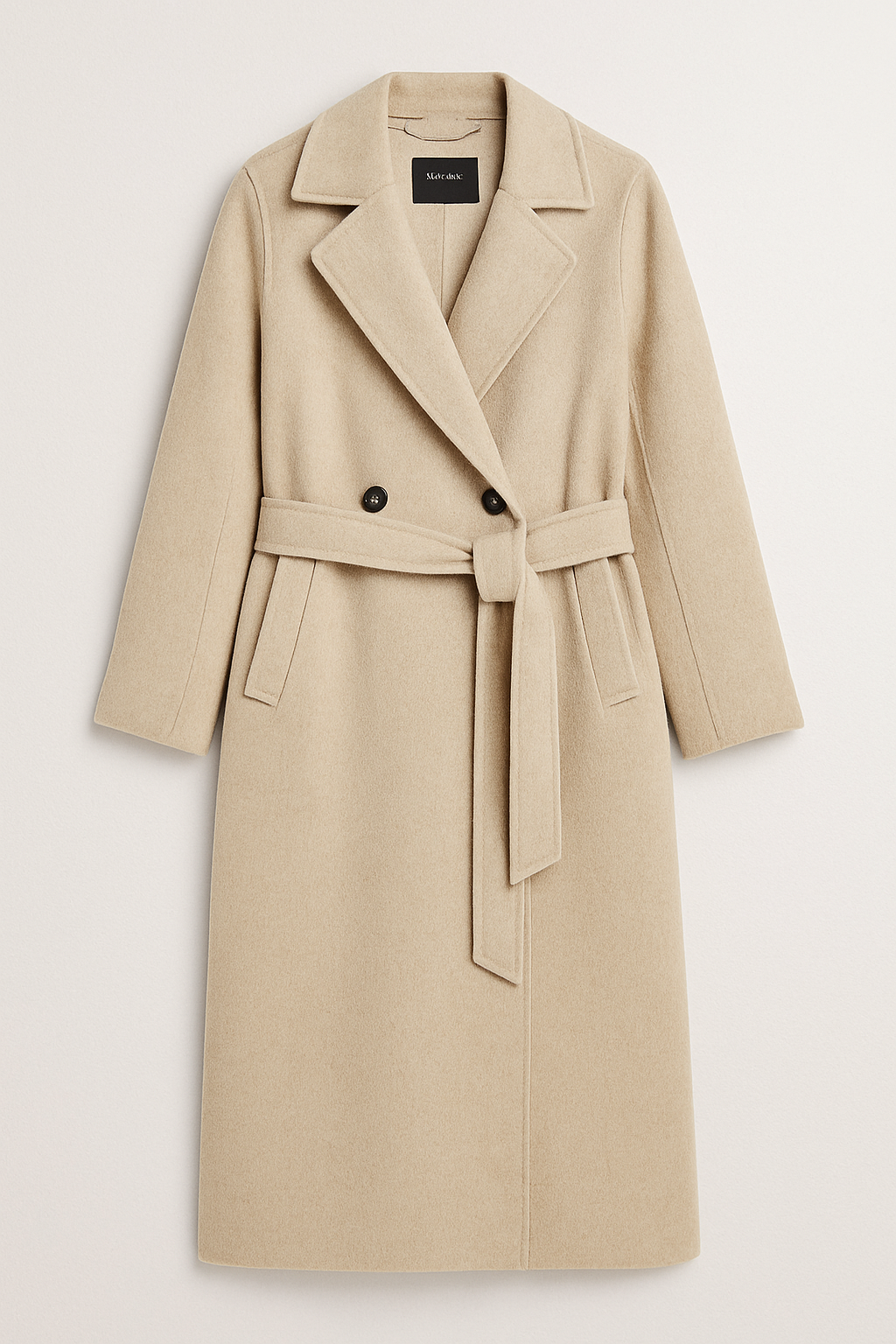Resina Wool Coat, Camel