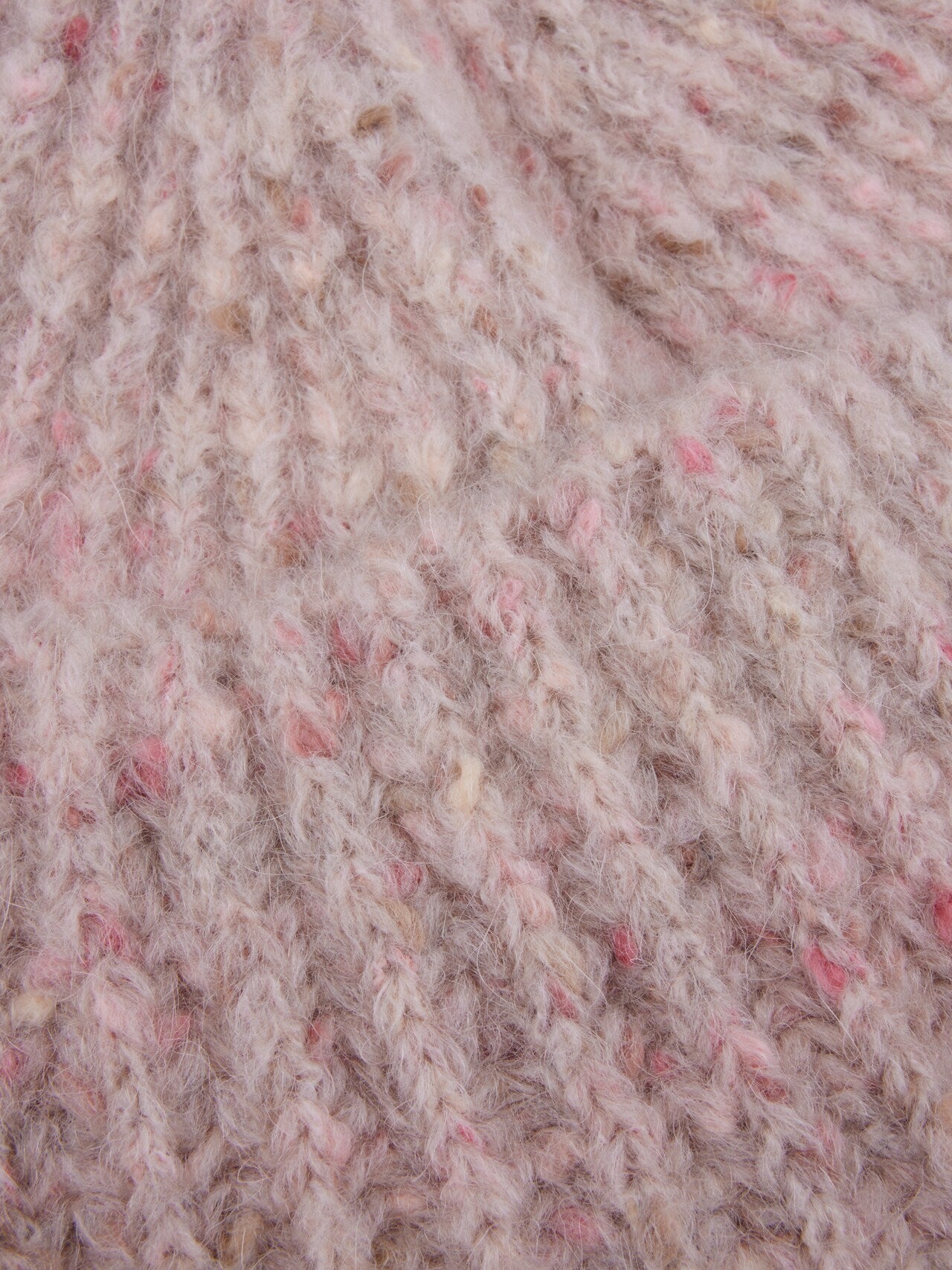 Ribbed Beanie, Pink