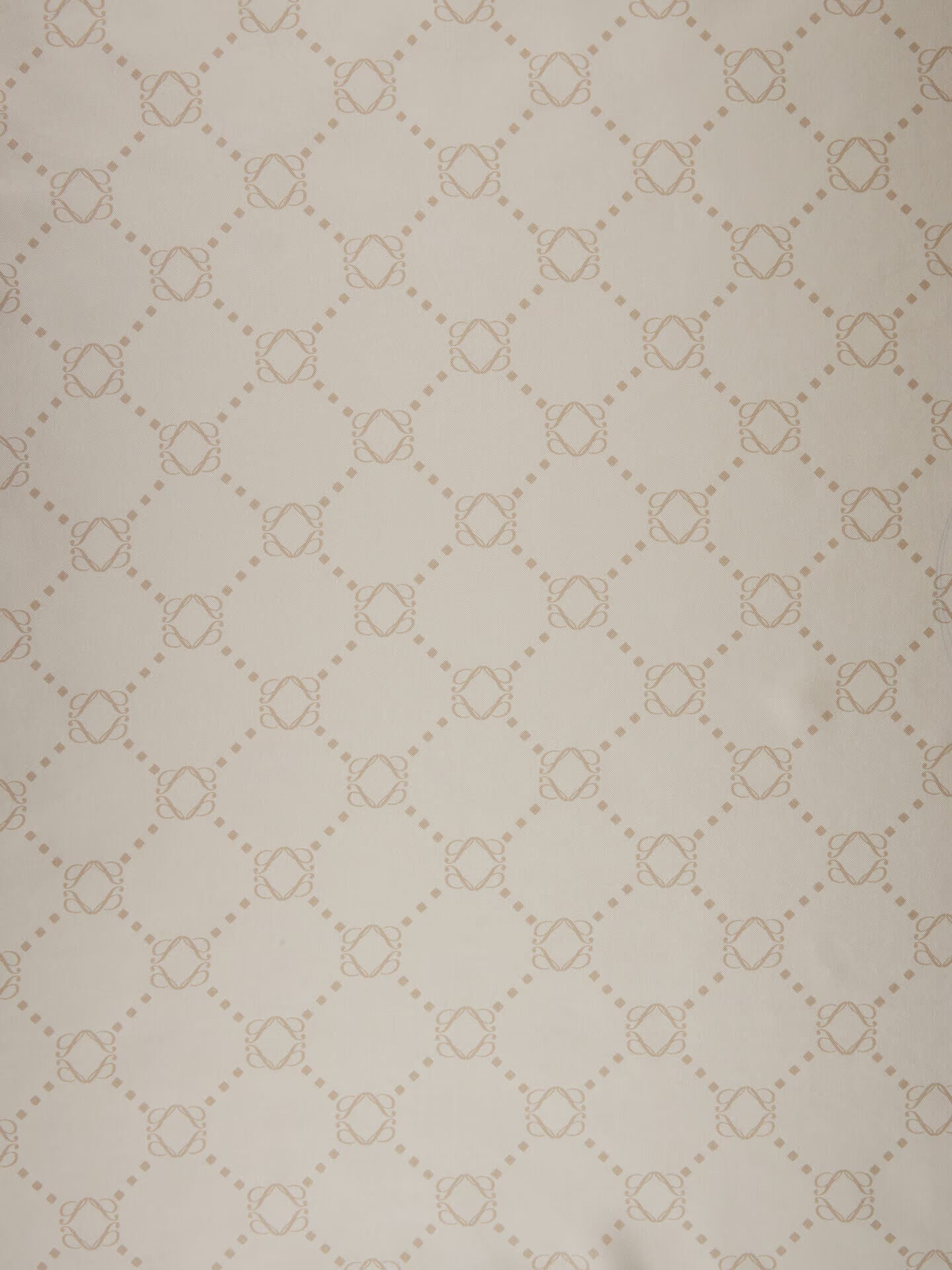 Champagne mønstret tørklæde i silke