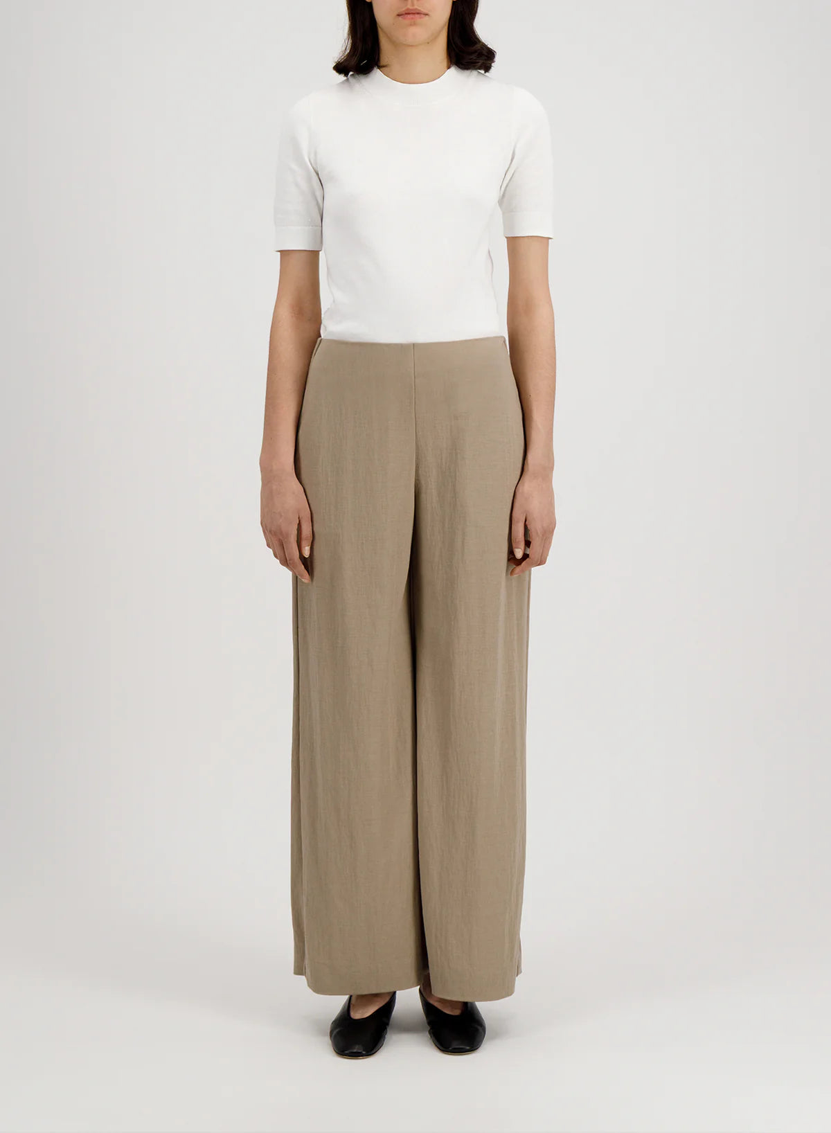 Flared Trousers, Sand
