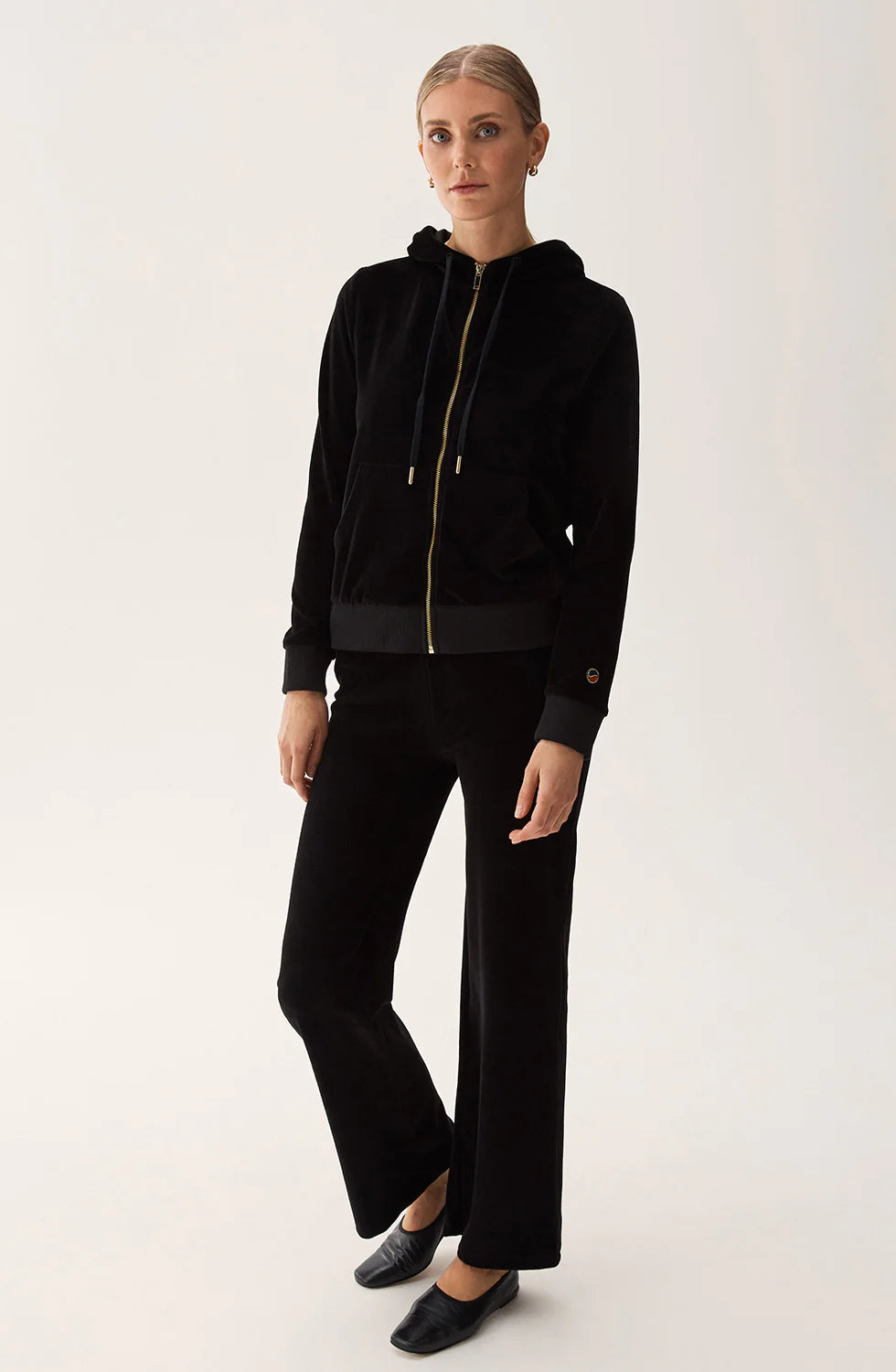 Amanda Hood Jacket, Black Velour.