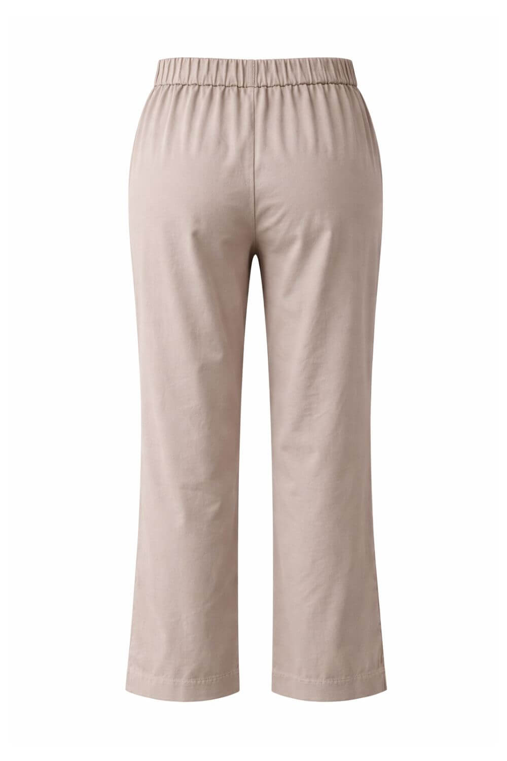 Sandfarvet Capri bukser bagfra med elastik i lænden fra Max Mara Weekend