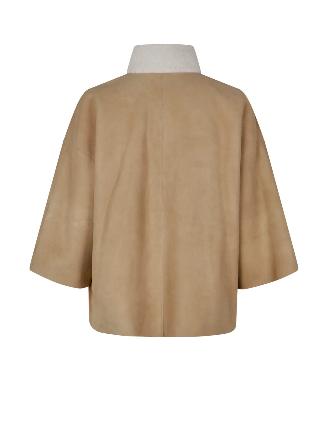 Kate, Reversible Jacket - Camel / Ivory