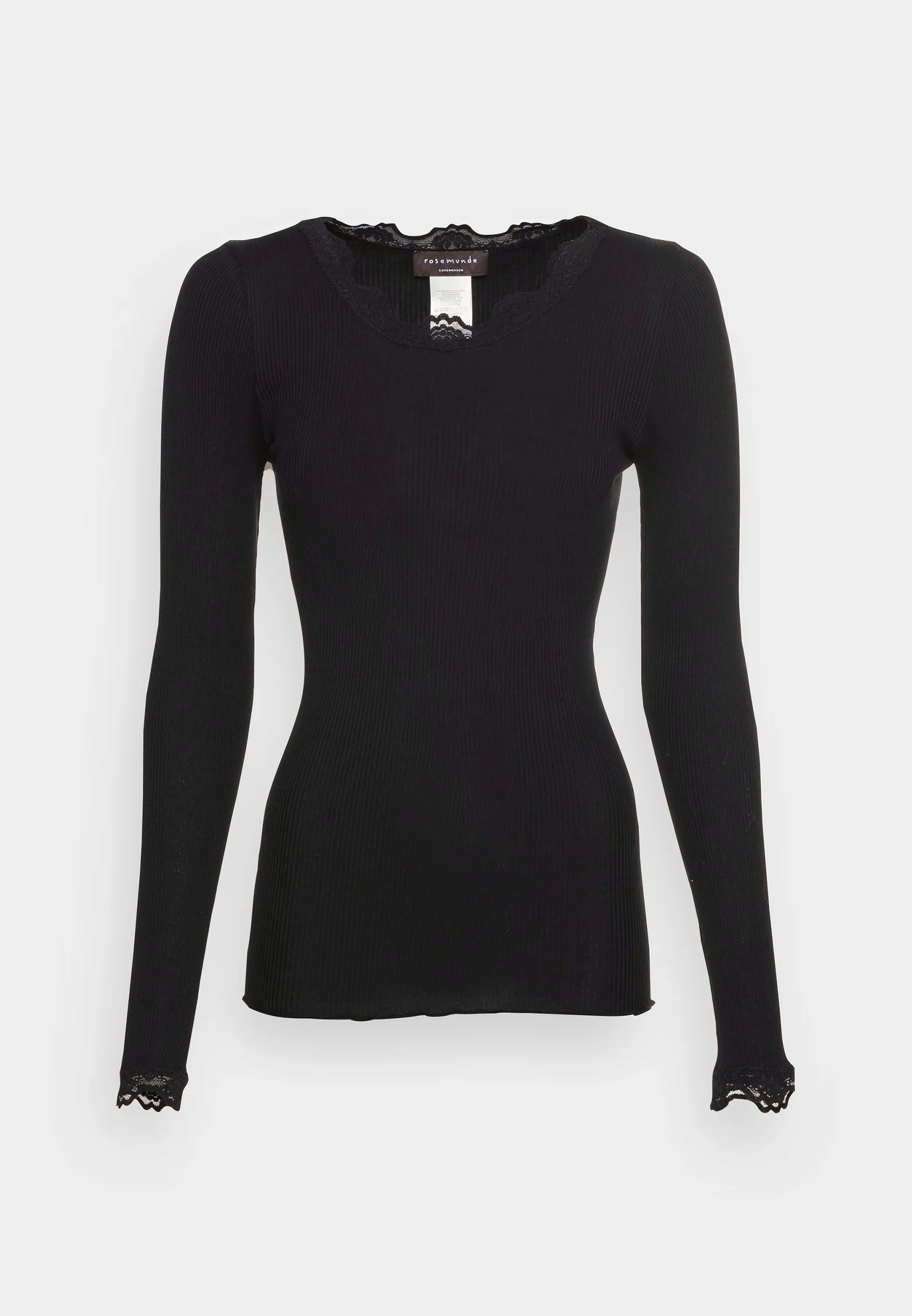 Babette Regular Round Neck, Black