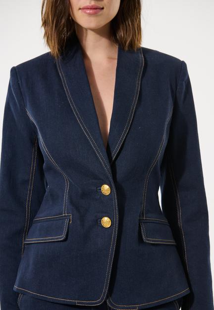 ZinsasDEA-Blazer with revers collar, Classic Blue