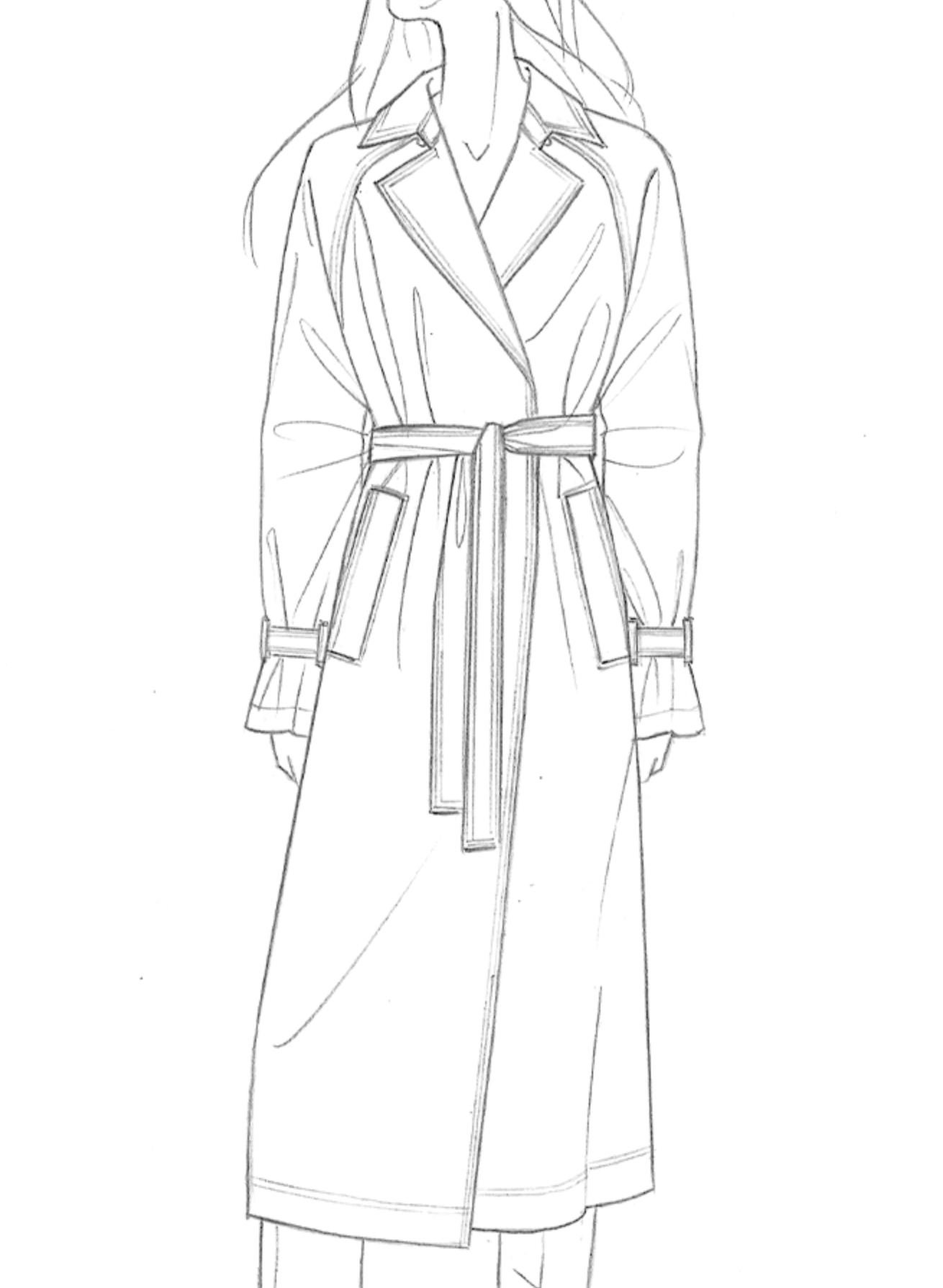 Faro Trenchcoat, Blau