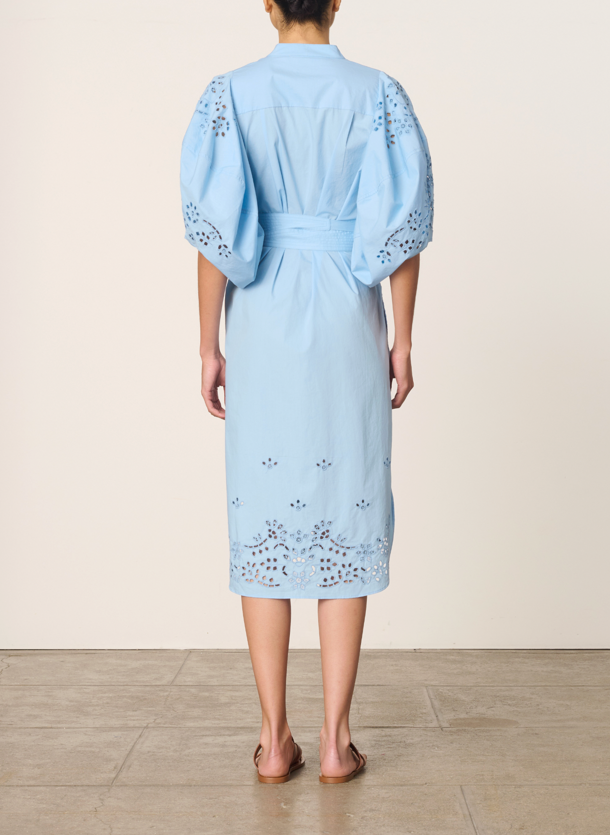 Flora Dress, Azur Light Blue
