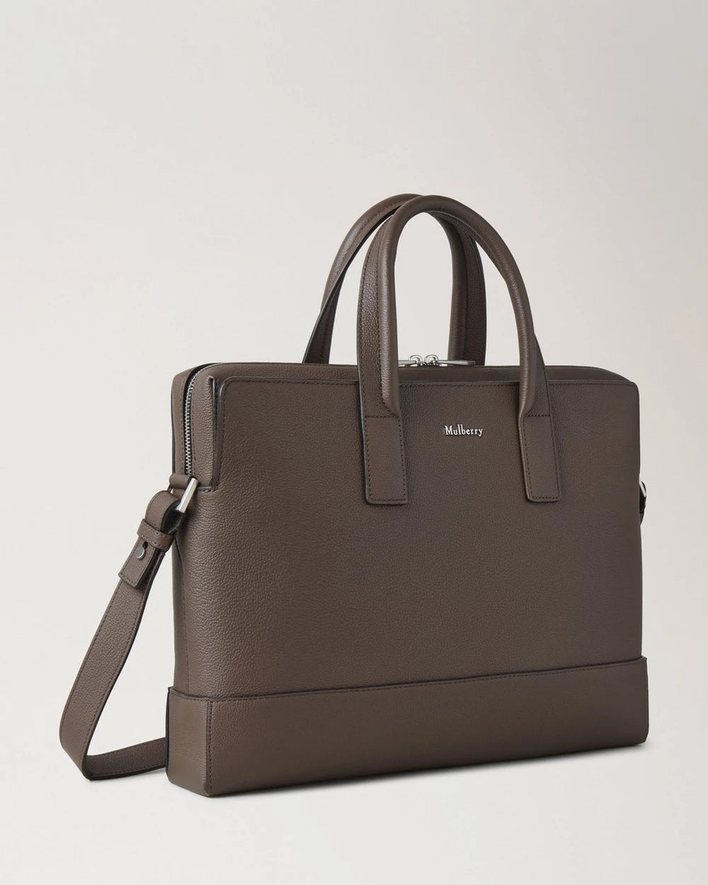 Farringdon Briefcase, Taupe Brown