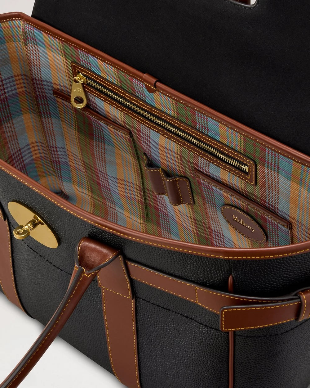 Bayswater Scotchgrain, Schwarz/Cognac