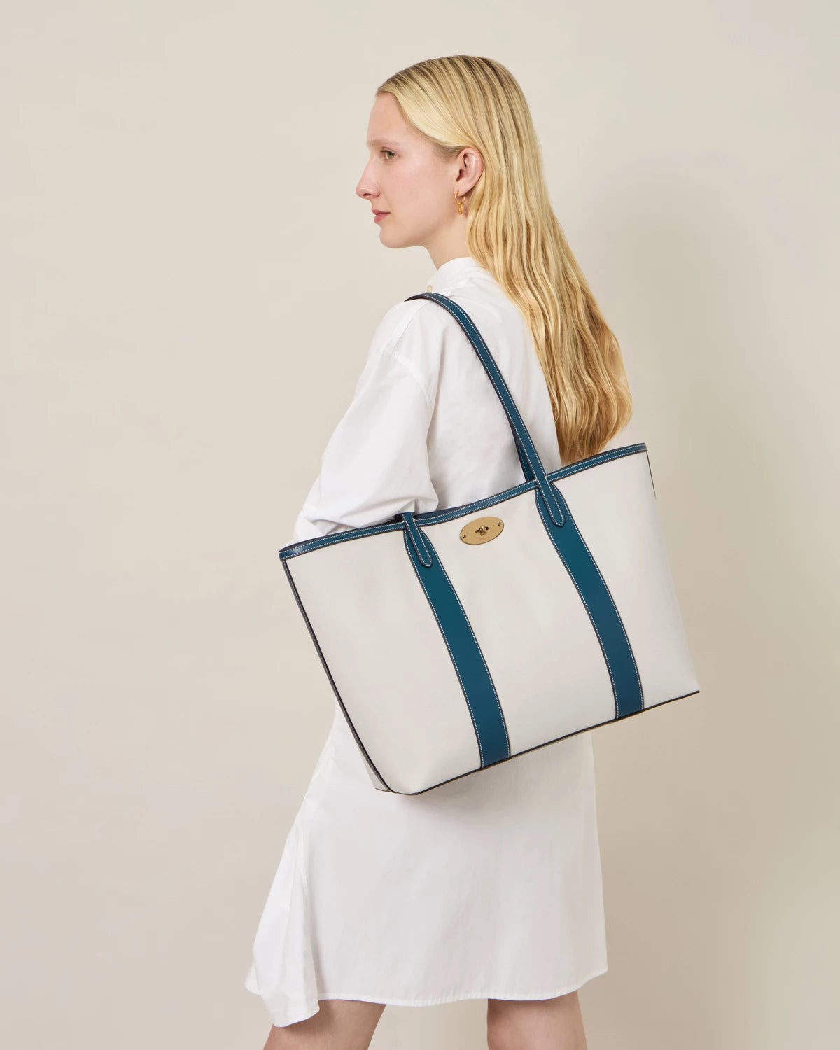 Bayswater Tote, Natur & Out of the Blue Canvas
