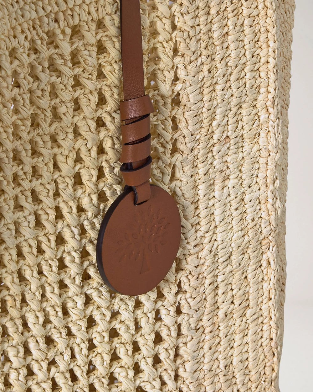 Crochet Tote, Raffia Natural
