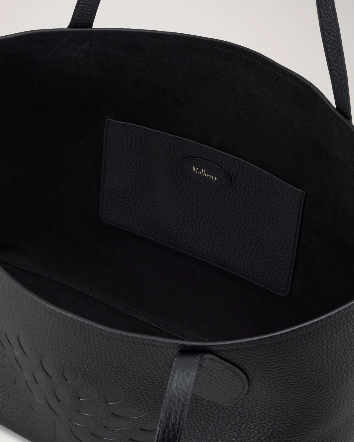 Tree Tote, Black Heavy Grain