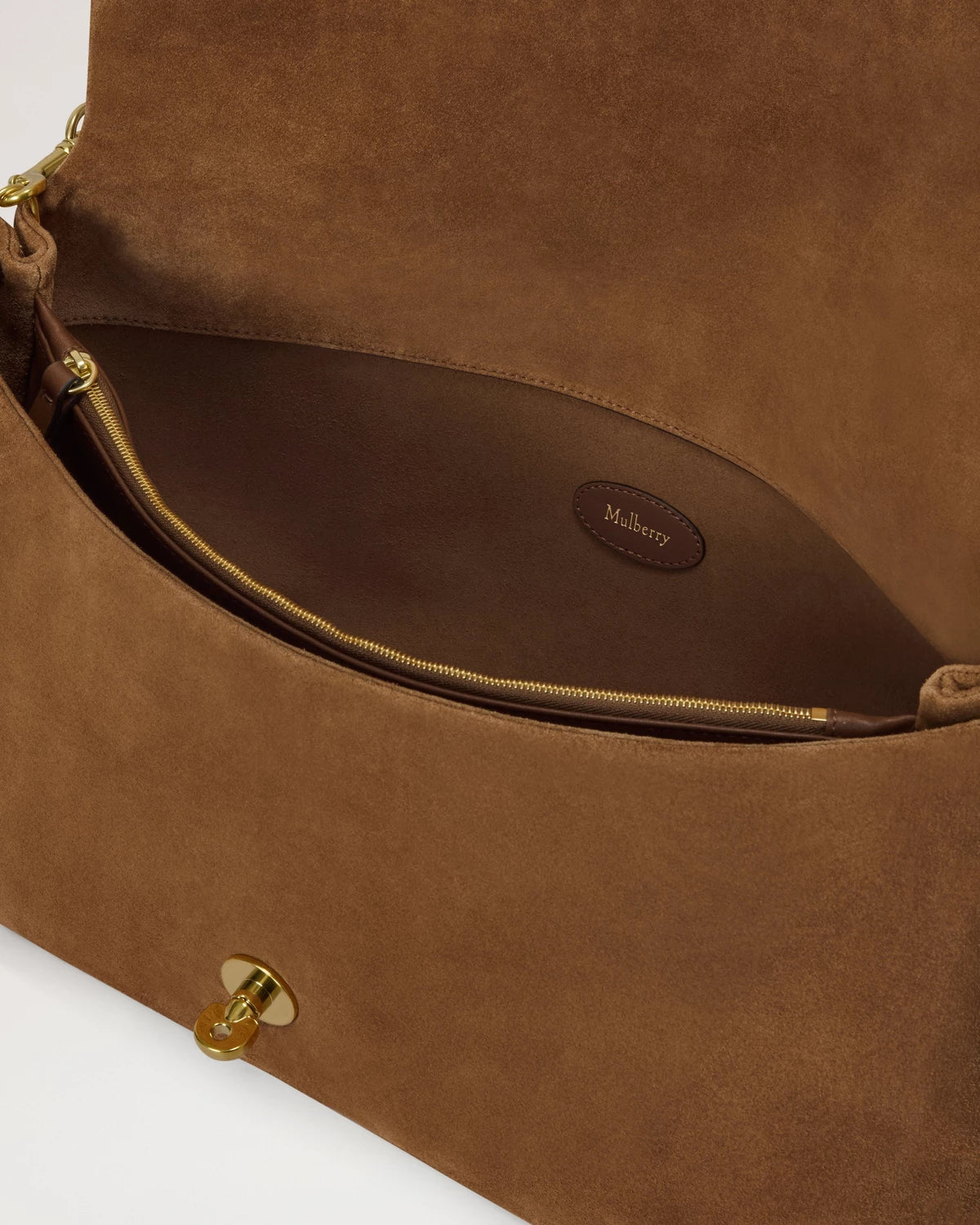 Large Delilah Flap Bag, Vintage Oak