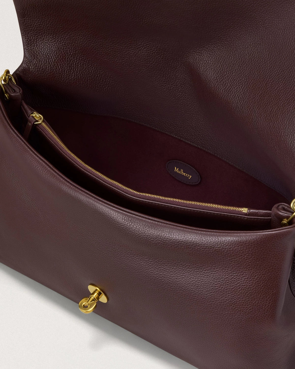 Large Delilah Flap Bag, Oxblood