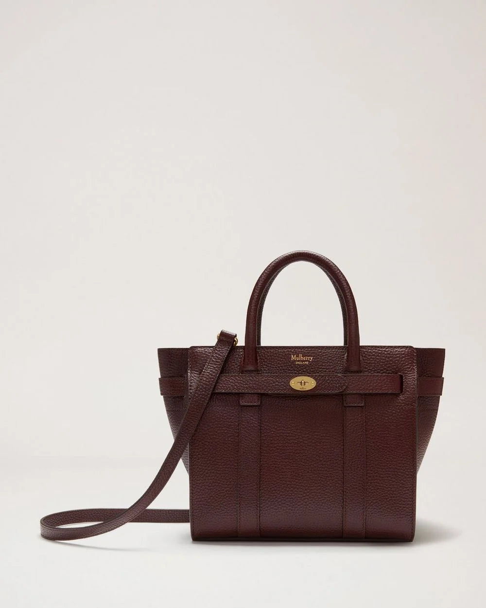 Mini Zipped Bayswater, Oxblood